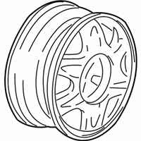 OEM 2000 Acura Integra Disk, Aluminum Wheel (15X6Jj) (Kaiser Silver Me.) (Enkei) - 42700-ST7-A61