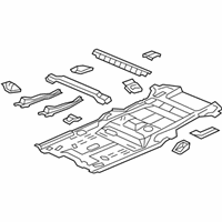 OEM 2009 Honda Pilot Panel Sub, Floor - 65200-SZA-A02ZZ