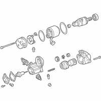 OEM 1996 Toyota RAV4 Starter - 28100-74130-84