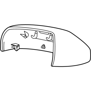 OEM 2020 Cadillac CT6 Mirror Cover - 23105595