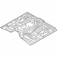 OEM 2020 Infiniti QX80 Floor Front - G4312-1LAMB