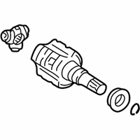 OEM 2002 Toyota Corolla Front Axle Inboard Joint Set Left - 43047-02050