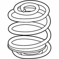 OEM 2009 Chevrolet Equinox Front Spring - 25832101