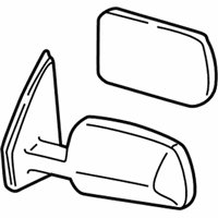 OEM 1991 GMC Safari Mirror Asm-Outside Rear View - 15606754