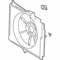 OEM 2005 Toyota Echo Fan Shroud - 16711-21030