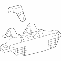 OEM Lexus RX300 Lamp Assy, Center Stop - 81570-48010