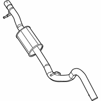 OEM 2022 Jeep Wrangler PIPE-EXHAUST EXTENSION - 68298298AF