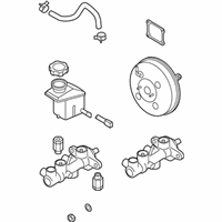 OEM 2011 Hyundai Accent Booster Assembly-Master Cylinder A - 58500-1G100--DS