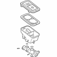 OEM 2000 Chevrolet Astro Cylinder Asm, Brake Master - 18047594