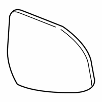OEM 2022 BMW X6 Mirror Glass, Heated, Convex, Right - 51-16-9-491-792