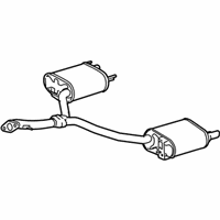 OEM Lexus GS460 Exhaust Tail Pipe Assembly - 17430-38580