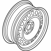 OEM 2008 Saturn Astra Wheel, Steel - 13116624