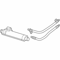 OEM Lincoln Town Car Oil Cooler - 6W7Z-6A642-AA