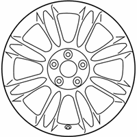 OEM 2014 Infiniti QX50 Aluminum Wheel - D0C00-1BU4A