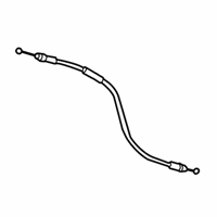 OEM Lexus GX460 Cable Assembly, Rear Door - 69770-60080