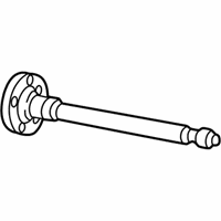 OEM 2000 Oldsmobile Bravada Rear Axle Drive Shaft - 26058696