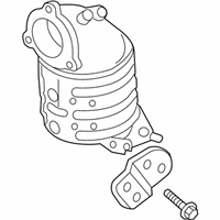 OEM 2014 Hyundai Genesis Coupe Exhaust Manifold Catalytic Assembly - 28510-2C650