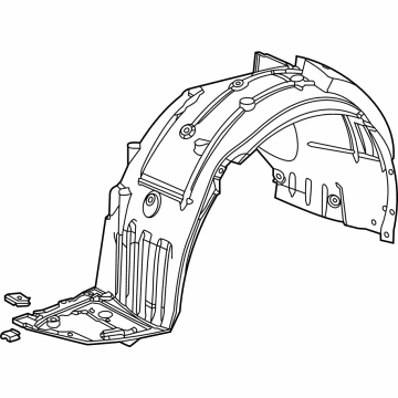 OEM 2022 Honda Civic FENDER ASSY-, R- FR - 74100-T20-A10