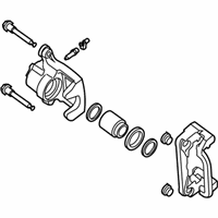 OEM 2009 Nissan Altima CALIPER Assembly-Rear RH, W/O Pads Or SHIMS - 44001-JA01A