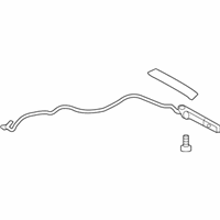 OEM 2014 Hyundai Sonata Lamp Assembly-High Mounted Stop - 92700-3S000-HZ