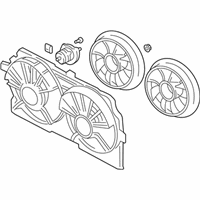 OEM 2003 Chevrolet Monte Carlo Shroud Asm, Engine Coolant Fan - 19130419