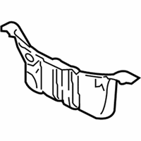 OEM 2012 Honda Insight Floor, RR. Middle - 65532-TM8-A00ZZ