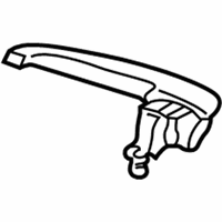 OEM 2000 Dodge Ram 3500 Van Handle-Exterior Door - 55075654