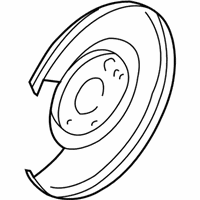 OEM 2005 Nissan Sentra Plate-BAFFLE - 44150-6Z200