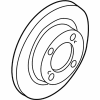 OEM 2006 Nissan Sentra Rotor-Disc Brake, Rear - 43206-6Z900