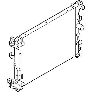 OEM 2022 Nissan Versa Radiator Assy - 21410-5RB0A