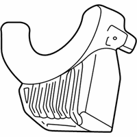 OEM 1998 Cadillac Seville Duct Asm-Air Intake - 25168145