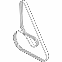 OEM 2022 BMW M5 Ribbed V-Belt - 11-28-7-631-823