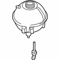 OEM 2016 BMW X3 Engine Coolant Reservoir - 17-13-8-616-418
