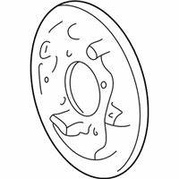 OEM 1986 Dodge W350 Brake Dust Shield - 4313904