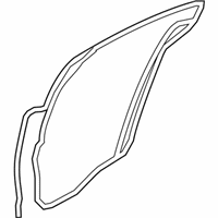 OEM 2013 Lincoln MKS Door Weatherstrip - 8A5Z-5425324-A