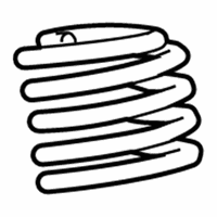 OEM 2009 Ford Mustang Coil Spring - 6R3Z-5310-F