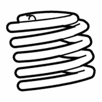 OEM 2010 Ford Mustang Coil Spring - 7R3Z-5310-J