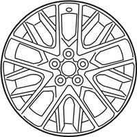 OEM Lexus RC F Wheel, Disc Chrome P - 4261A-24150