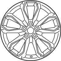 OEM Lexus RC F Wheel, Disc Chrome P - 4261A-24110