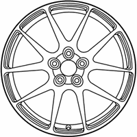 OEM Lexus RC350 Wheel, Disc - 42611-24A11