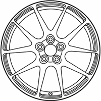 OEM Lexus RC300 Wheel, Disc - 42611-24A11