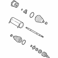OEM 2005 Cadillac Escalade ESV Front Wheel Drive Shaft Kit - 26069252