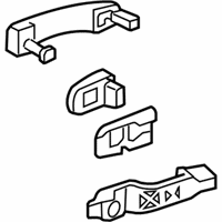 OEM 2009 Saturn Vue Exterior Door Handle - 25861951