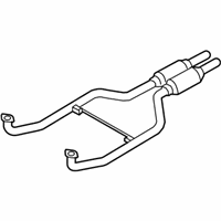 OEM BMW 750Li Exhaust Pipe - 18-30-7-646-948