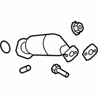 OEM 2013 Buick Enclave Converter & Pipe - 20906953
