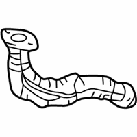 OEM 2003 Pontiac Vibe Exhaust Manifold Pipe - 88969128