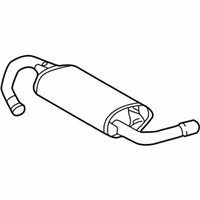 OEM Pontiac Muffler & Pipe - 88969131