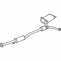 OEM 2013 Honda Crosstour Muffler, Passenger Side Exhuast - 18307-TP6-A11