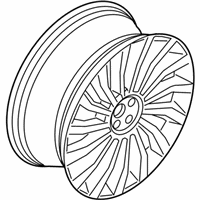 OEM 2021 Lincoln Nautilus Wheel, Alloy - KA1Z-1007-F