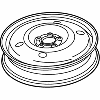 OEM 2021 Lincoln Nautilus Wheel, Alloy - FA1Z-1007-A